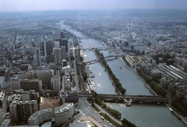 View of Paris from Eiffel Tower, Paris